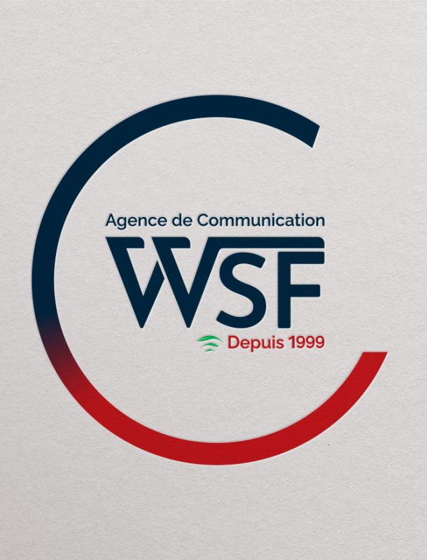 mockup du logo de l'agence wsf